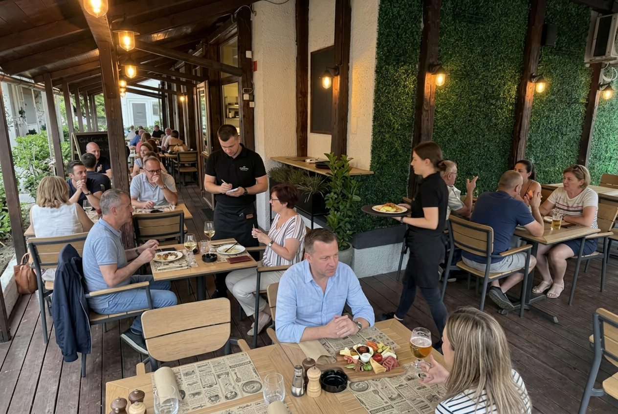 Otvorena terasa Capital Kitchen & Grill